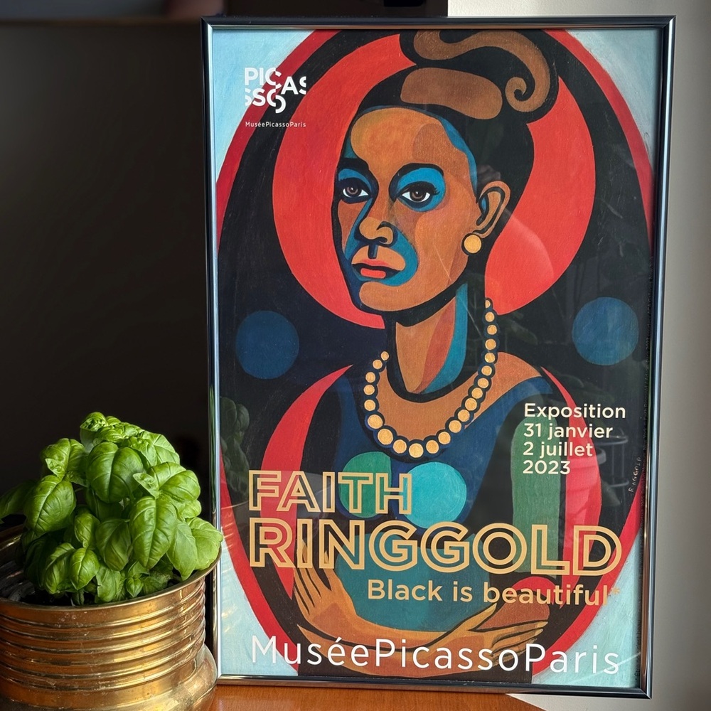 Faith Ringgold Art Poster Picasso Museum Paris  Exhibition Poster Wall Decor